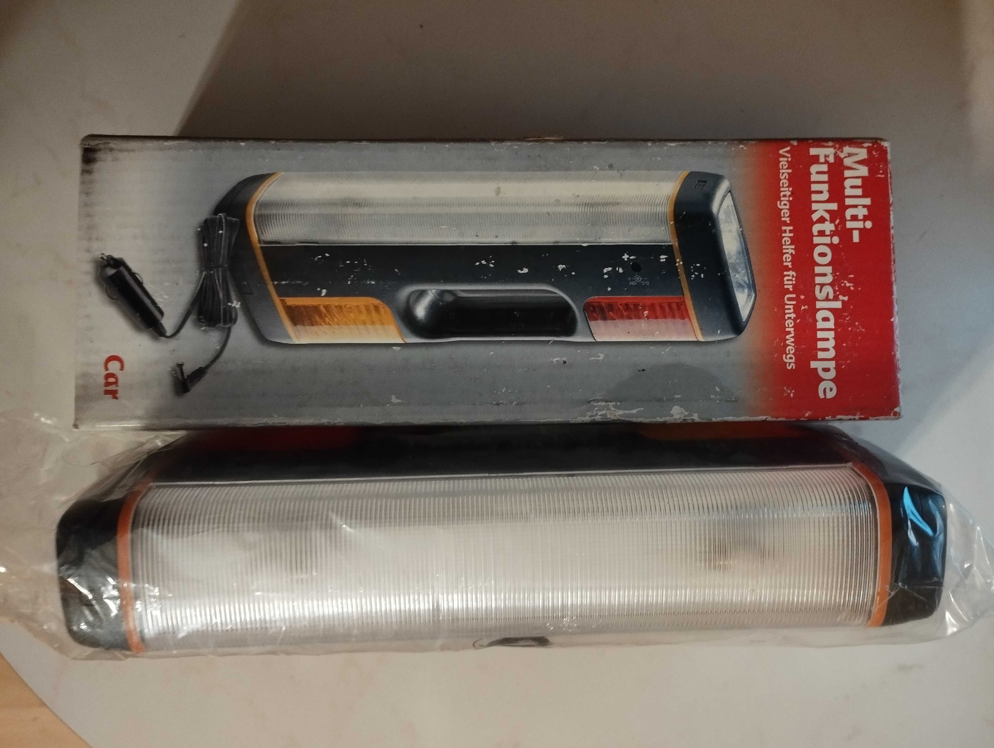 Awaryjna latarka samochodowa 12V DC lub baterie R14