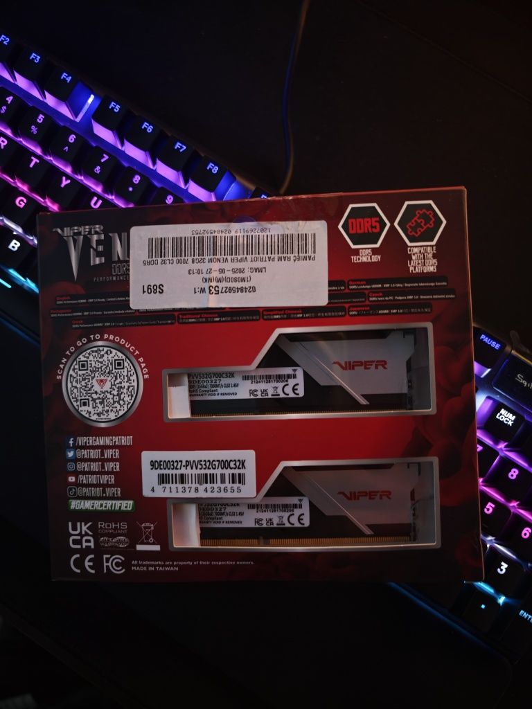 Ram DDR5 32gb 7000Mhz 2x16gb