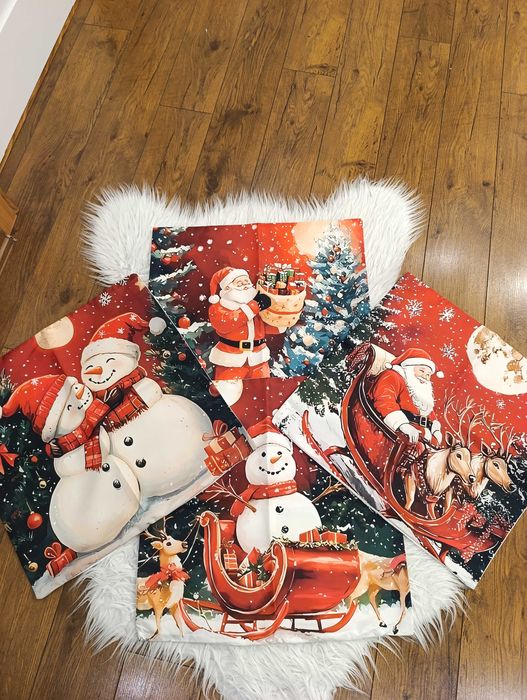 Piękne poszewki dekoracyjne świąteczne 45*45