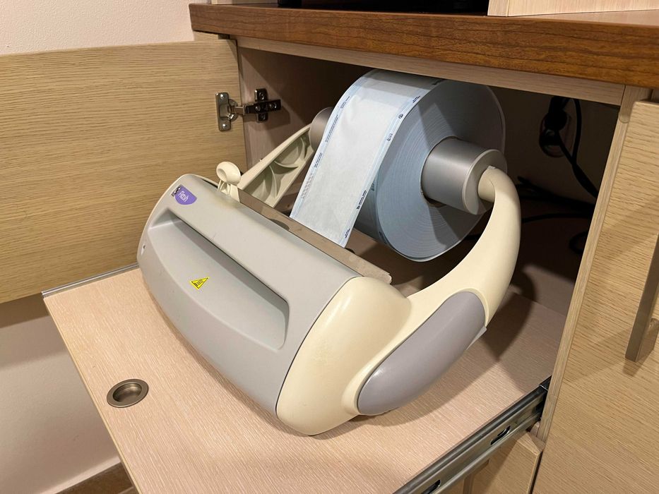 zgrzewarka  do rękawów papierowo-foliowych