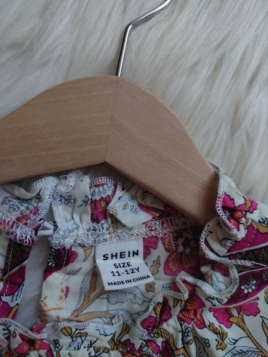 garnitur dla dziewczynki, bluzka i spódnica, z paskiem Shien 11-12 lat