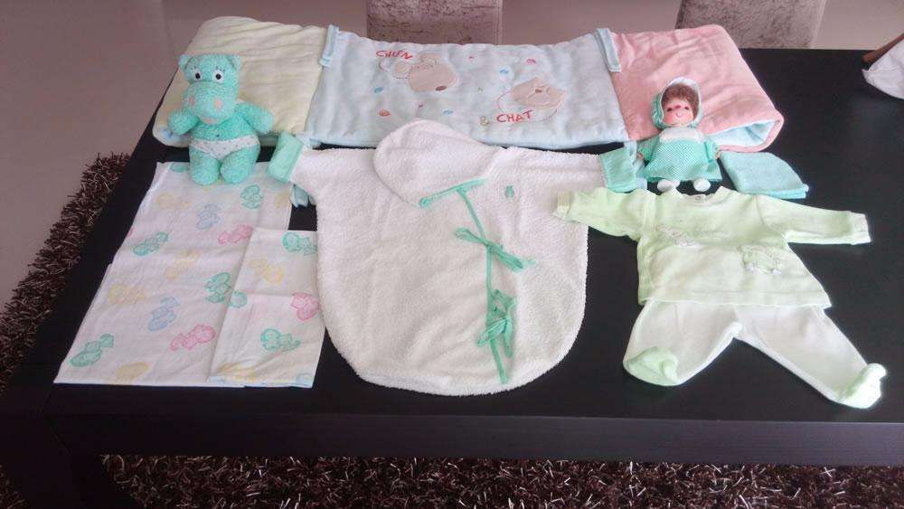 Conjunto de 9 peças para Bebe