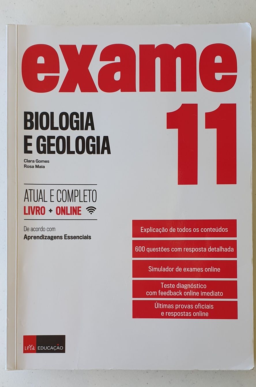 Livros exames Biologia Geologia