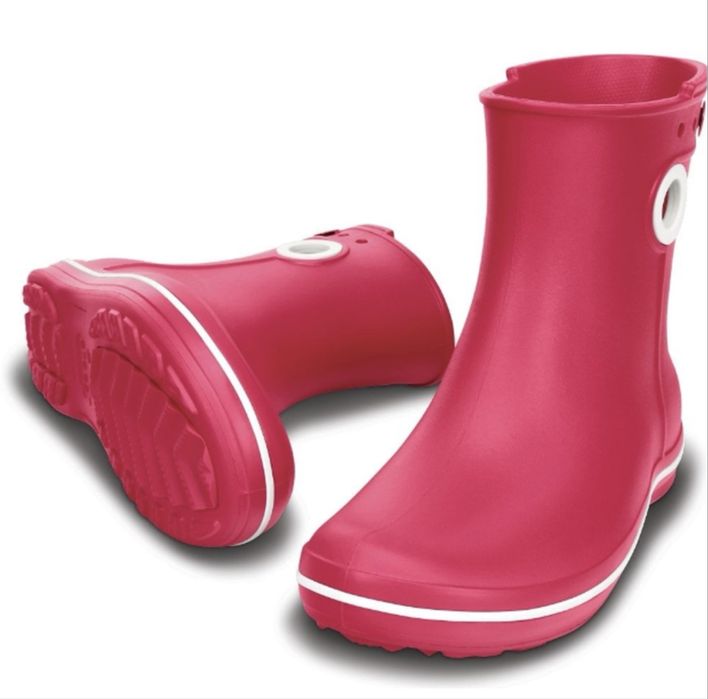 Crocs Jaunt shorty boot w raspberry сапоги резиновые