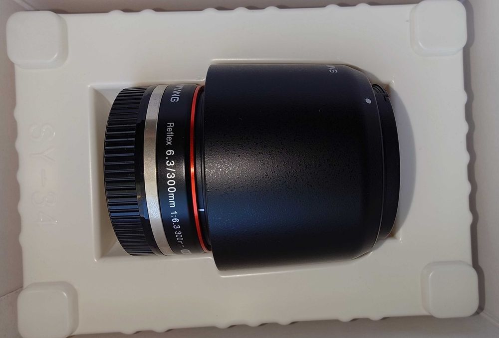 Sprzedam obiektyw używany SAMYANG 300 f 6,3 mocowanie Canon EF