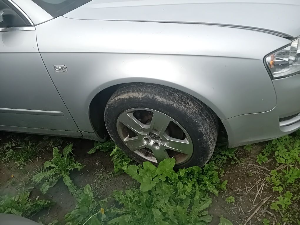 Audi a4 b7 ly7w 2.0tdi przód maska zderzak lampy xenon błotniki pas
