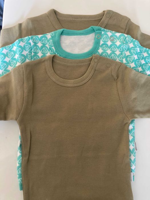Bodies Pikkuset (Pack 3 unidades) - Tamanho 3 / 6 meses   NOVO