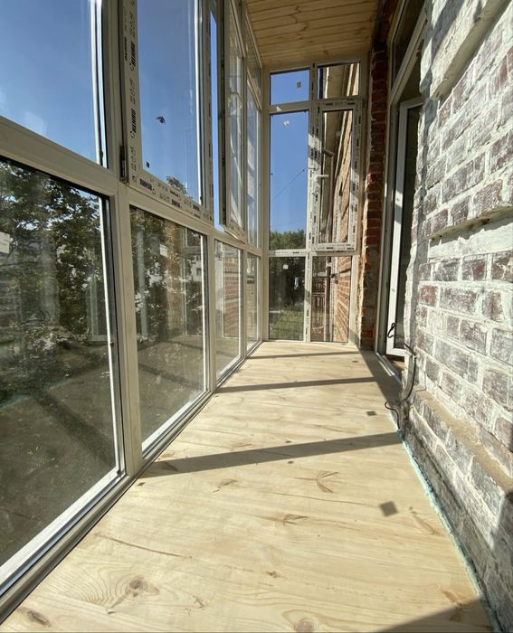 Балконы под ключь, рама, вынос, обшивка, утепление