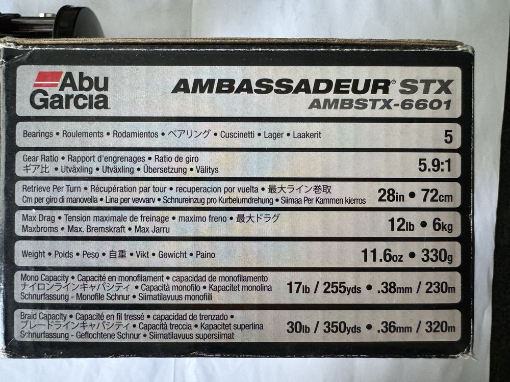 Multiplikator Abu Garcia Ambasador STX 6601