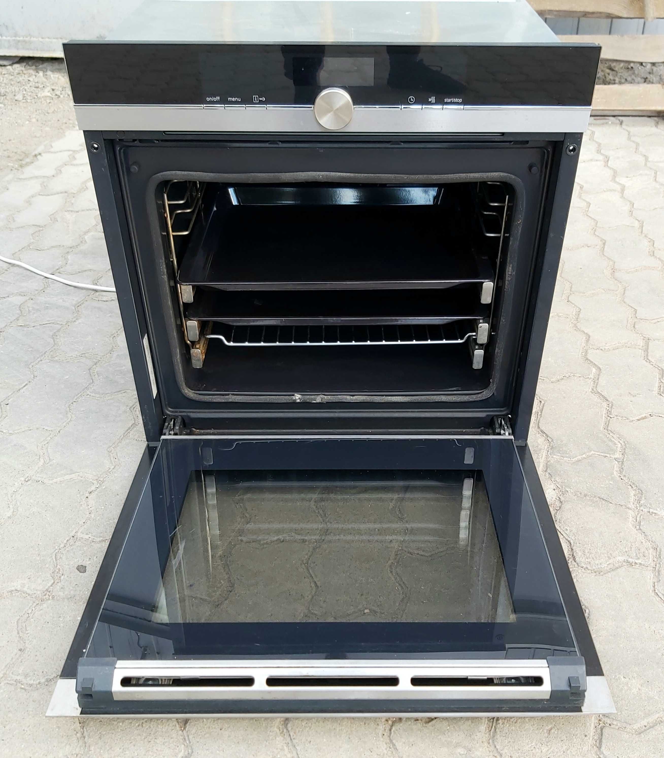 Духовой шкаф Сименс Siemens HB676G0S1 IQ700 с рус укр текстовым меню