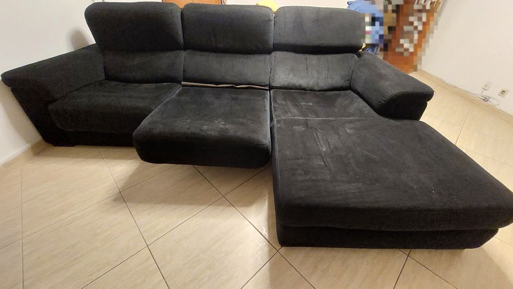 Sofá Chaise Longue 3 lugares