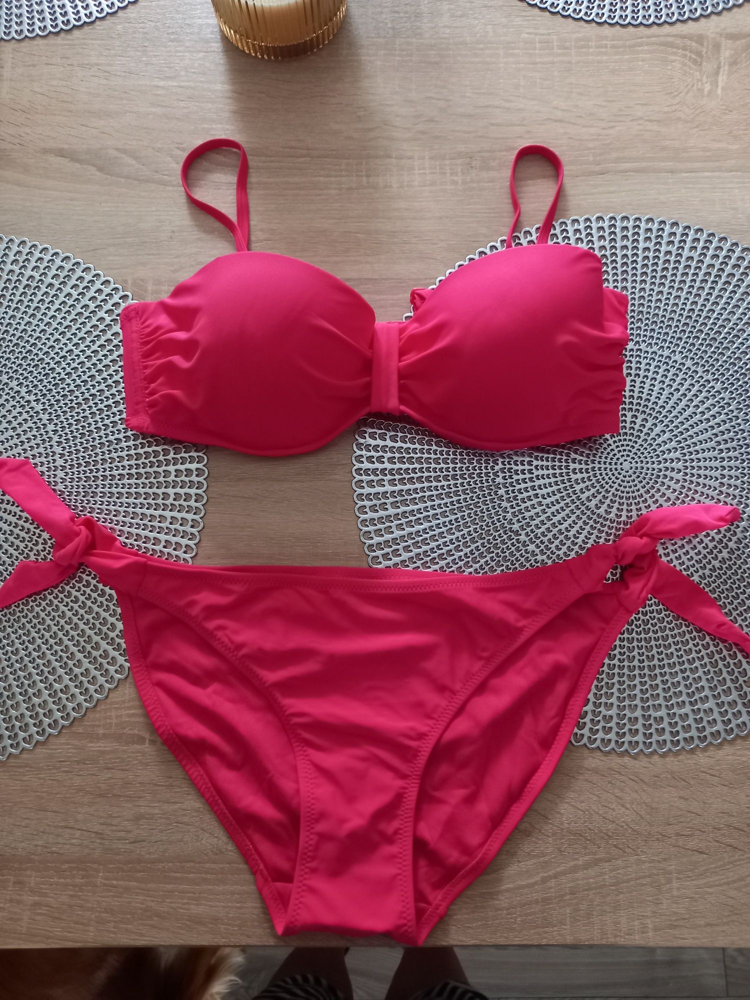 CRANE bikini damskie 44B XL różowy nowy