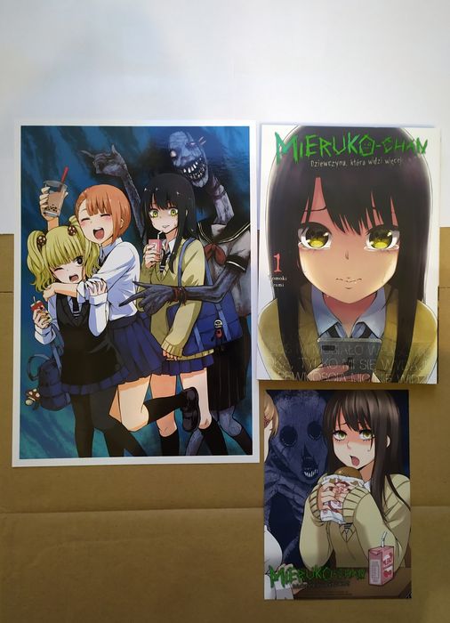 Manga Mieruko-chan, anime, manga, jw, karta festiwalowa, Mieruko chan