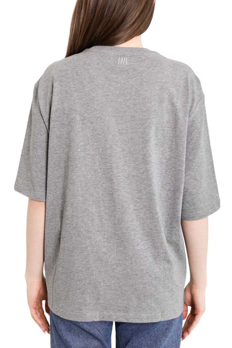 Футболка AMI Paris Exclusive Ami De Coeur T-Shirt Grey