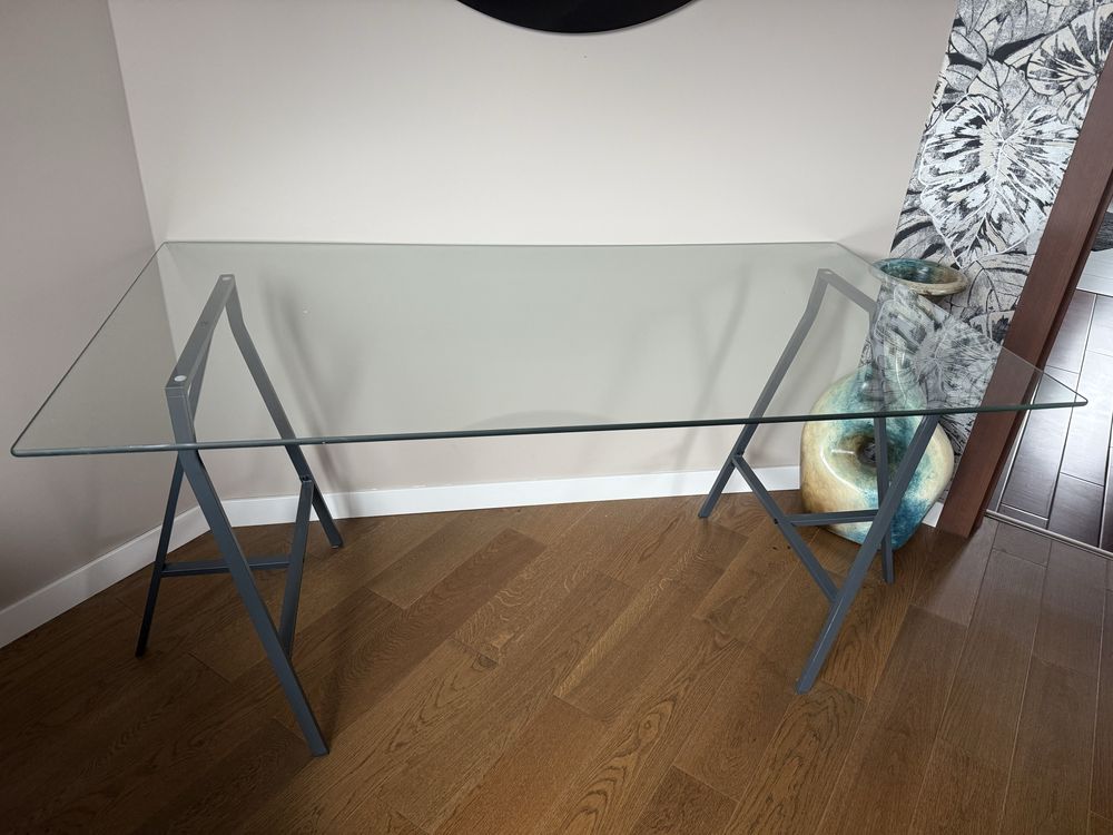 Stol szklany Ikea