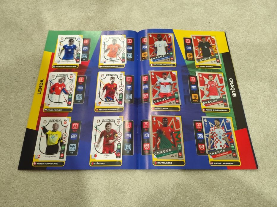 Caderneta Lidl Euro 2024 - Topps - Completa - Rigorosamente Nova