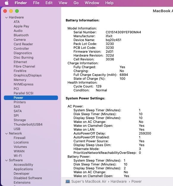Macbook Air de 2017, 13"