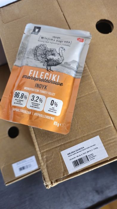 Karma Wiejska zagroda fileciki monoproteinowe indyk