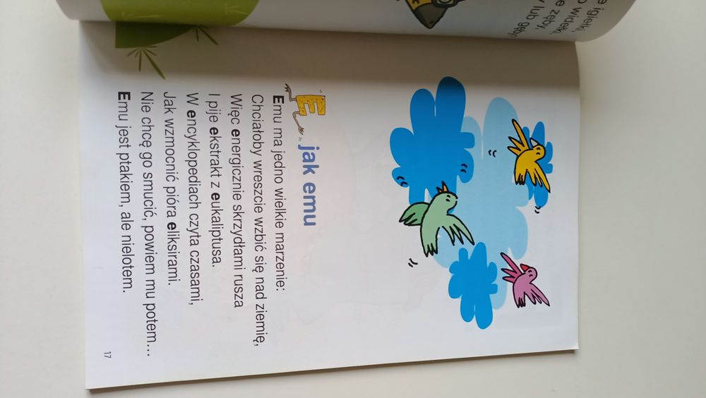 Abecadło wierszyki o literkach książka edukacyjna