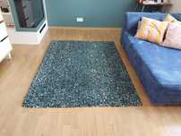 Dywan Vindum IKEA 133cm x 180cm zielony/beż