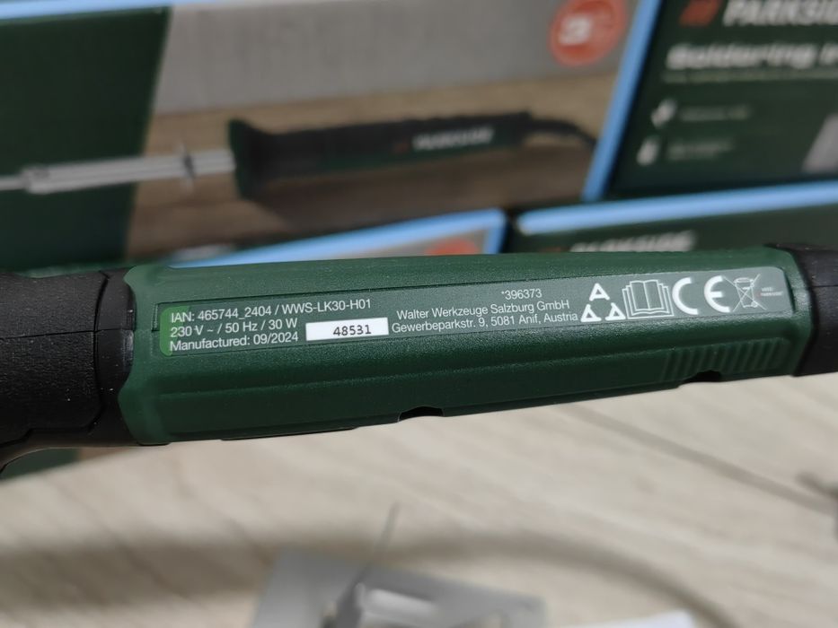 Паяльник/випалювач для дерева та шкіри Parkside