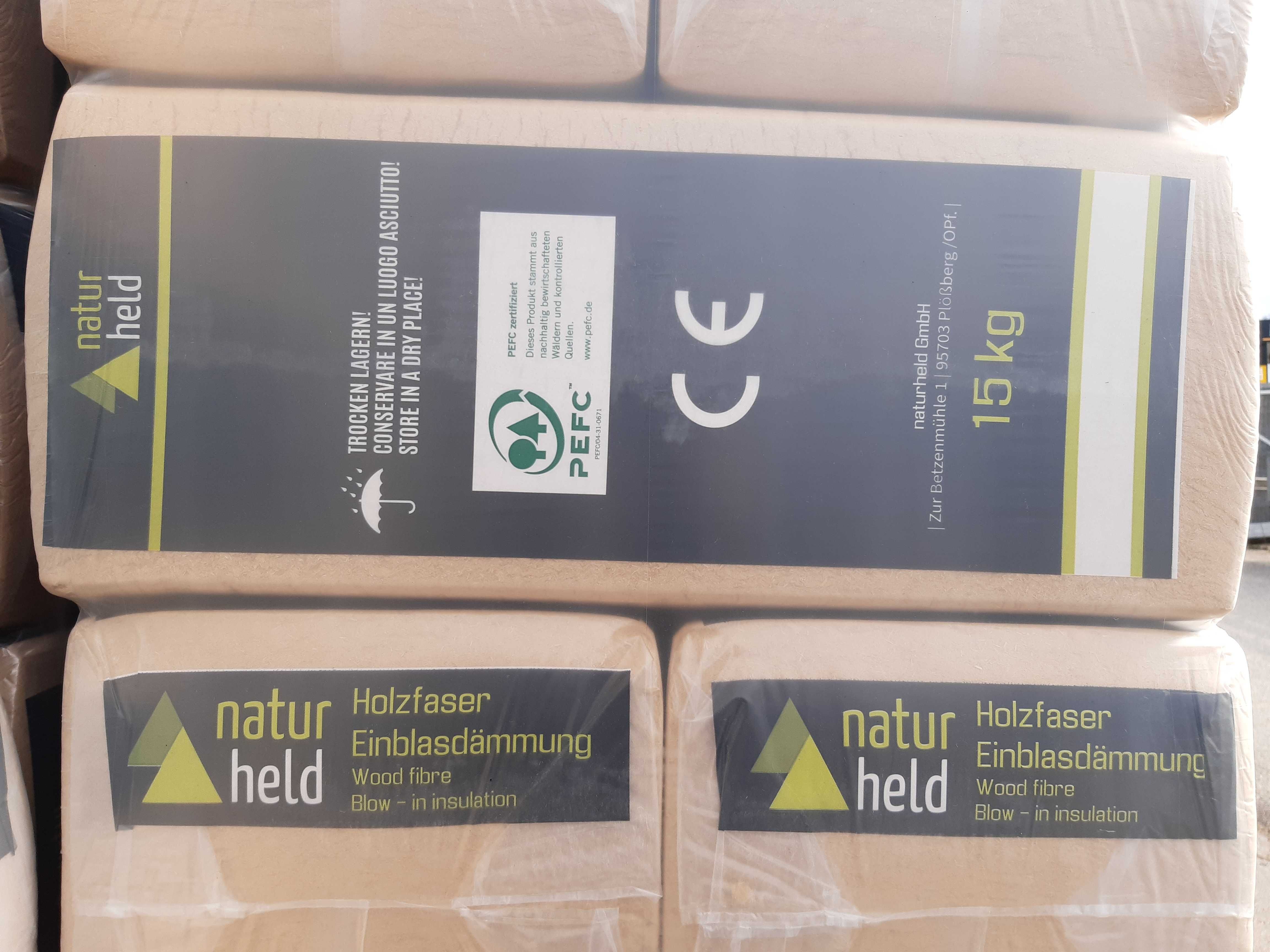 Natur Held wełna drzewna do wdmuchiwania / zadmuch