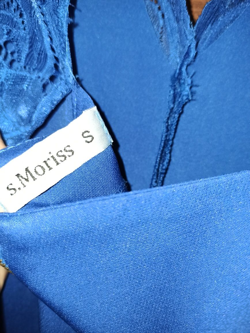 Elegancka długa suknia S. Moriss rozm. S