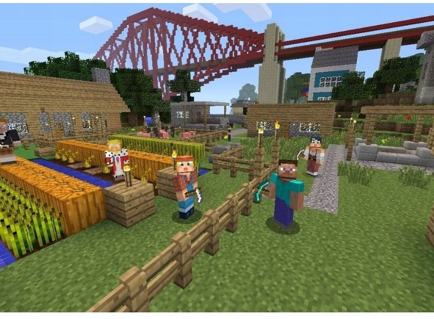 Minecraft xbox 360 gra Na płycie