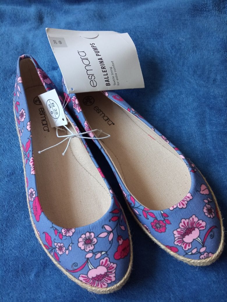 Espadryle Esmara rozmiar 39