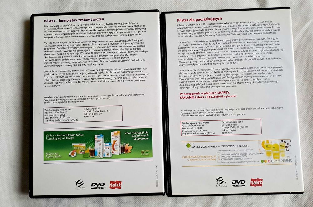 Pilates 6 płyt DVD
