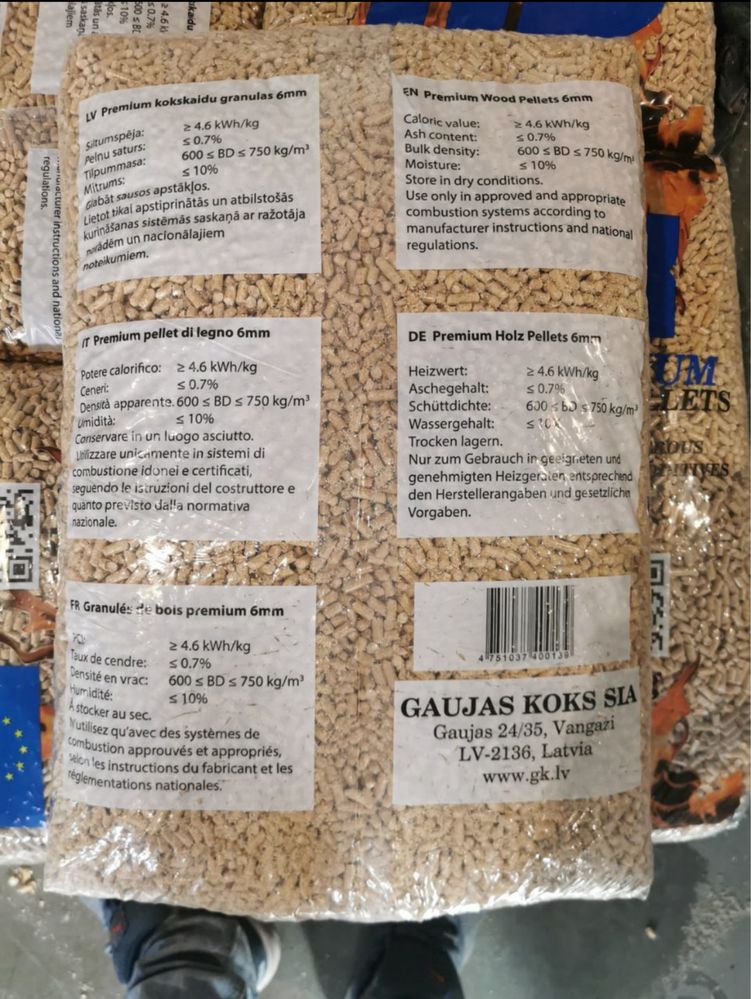 Pellet drzewny A1 EN PLUS Suwałki