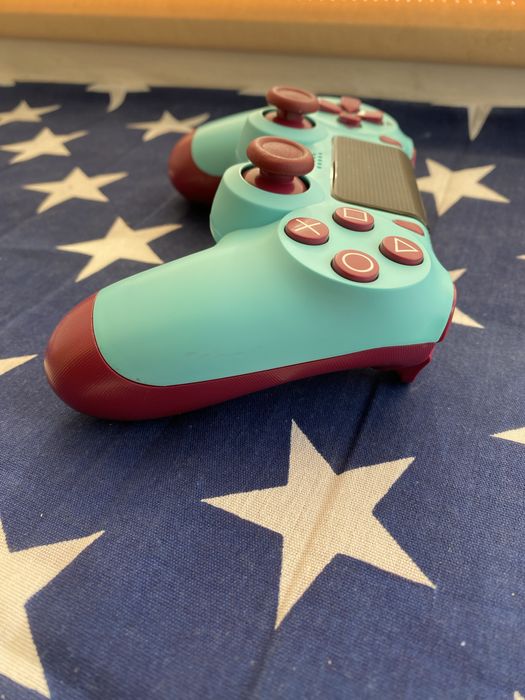 Dualshock 4, джойстик, геймпад для playstation 4 ягідний