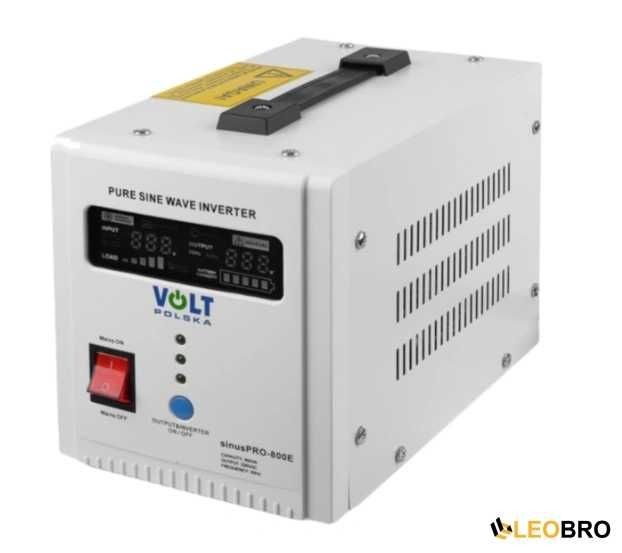 Гібридний ДБЖ/інвертор Volt Polska SINUS PRO 800 E 12/230V 500/800W