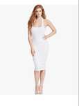Sukienka Guess S wiskoza na lato odkryte plecy top halter