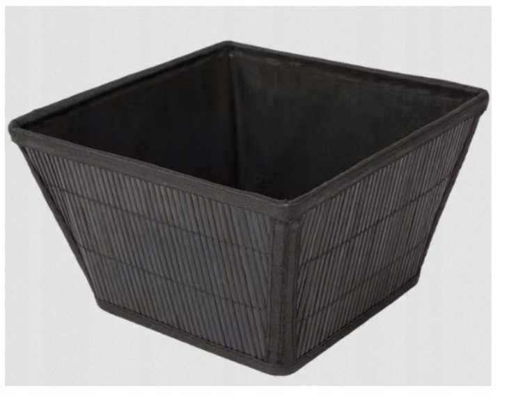 Kosz uniwersalny bambus czarny