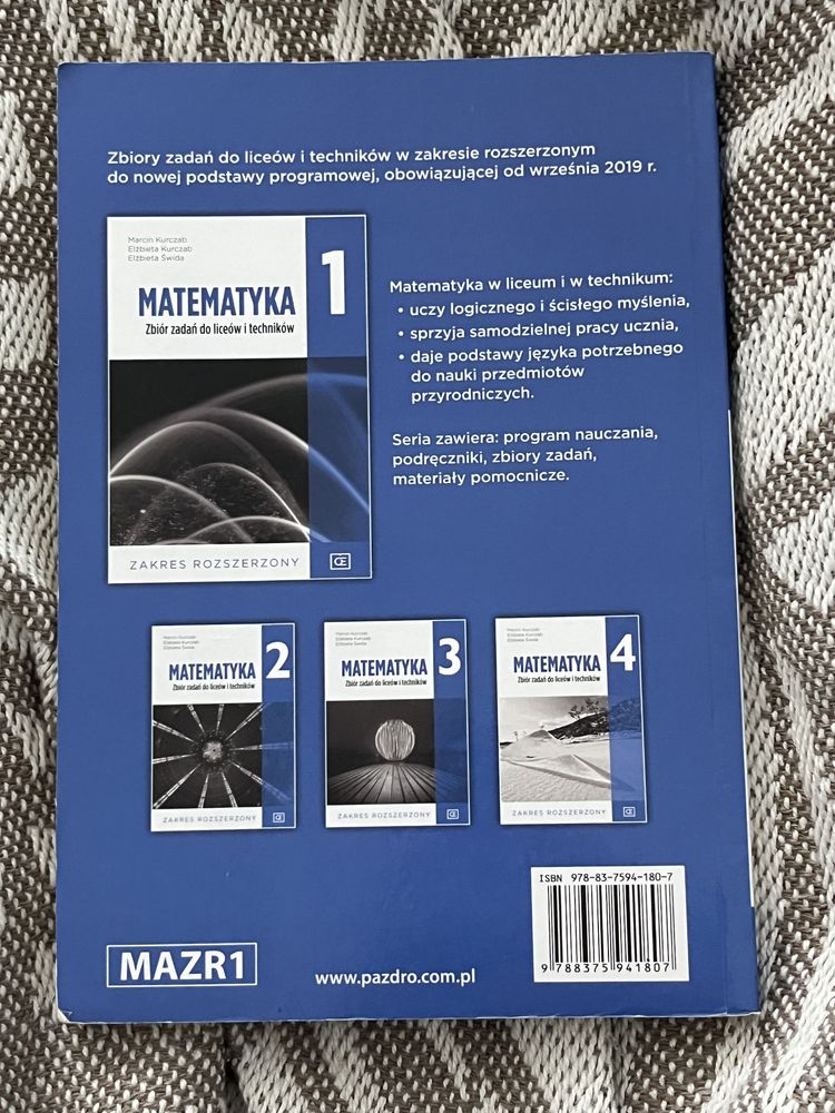 zbiór zadan matematyka 1 poziom rozszerzony