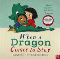 Nosy Crow When a Dragon Comes to Stay z kodem QR audiobook online