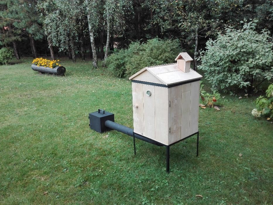 Wędzarnia Olchowa Z Drzwiczkami z olchy