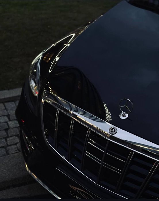 Wynajem aut klasy premium. Mercedes S klasa S400d Long