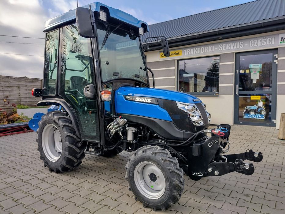 Traktorek ciagniczek kosiarka Nowy Solis 22 4x4 kabina F-Vat kosiarka