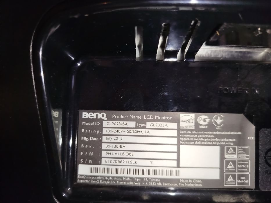 Монітор BenQ 19,5