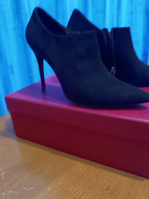 Туфли женские замшевые