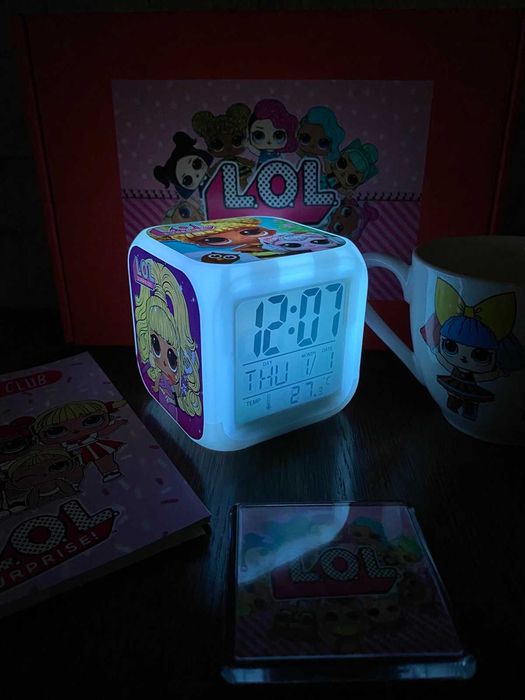 Набор Lol ЛОЛ  подарок часы хамелеон  ЛОЛ