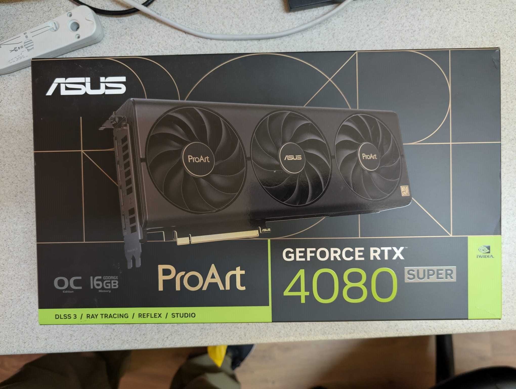 Karta Graficzna Asus ProArt RTX 4080 Super 16GB Gwarancja Jak Nowy