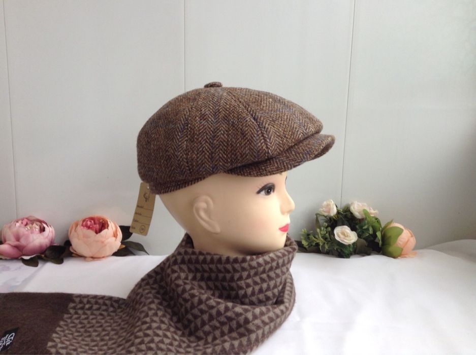 Кепка мужская восьмиклинка теплая шерсть