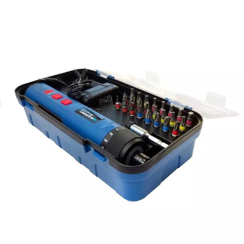 Wkrętak Akumulatorowy 4V Blaupunkt CD2010 z USB-C i Zestawem 26 Bitów