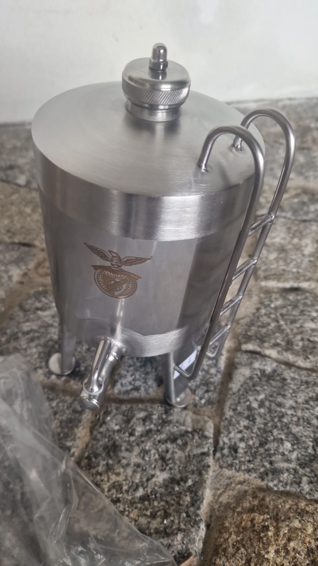 Benfica  sporting  porto  cubas inox polido.