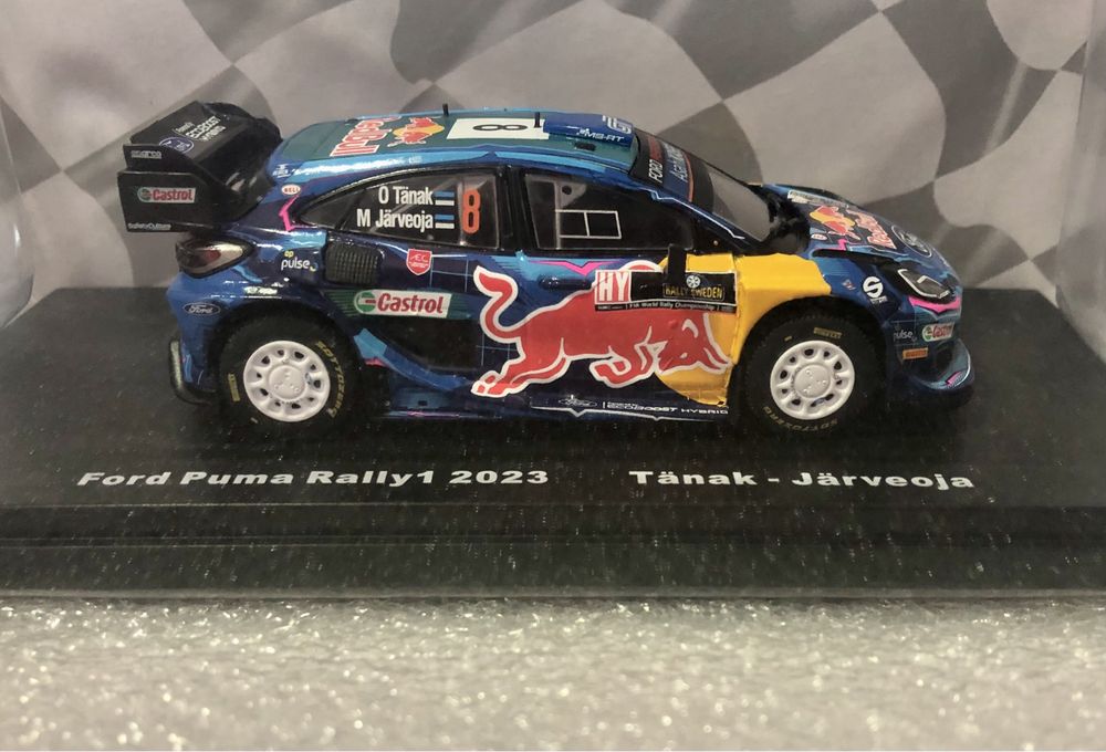 Miniaturas de carros de rali rally wrc
