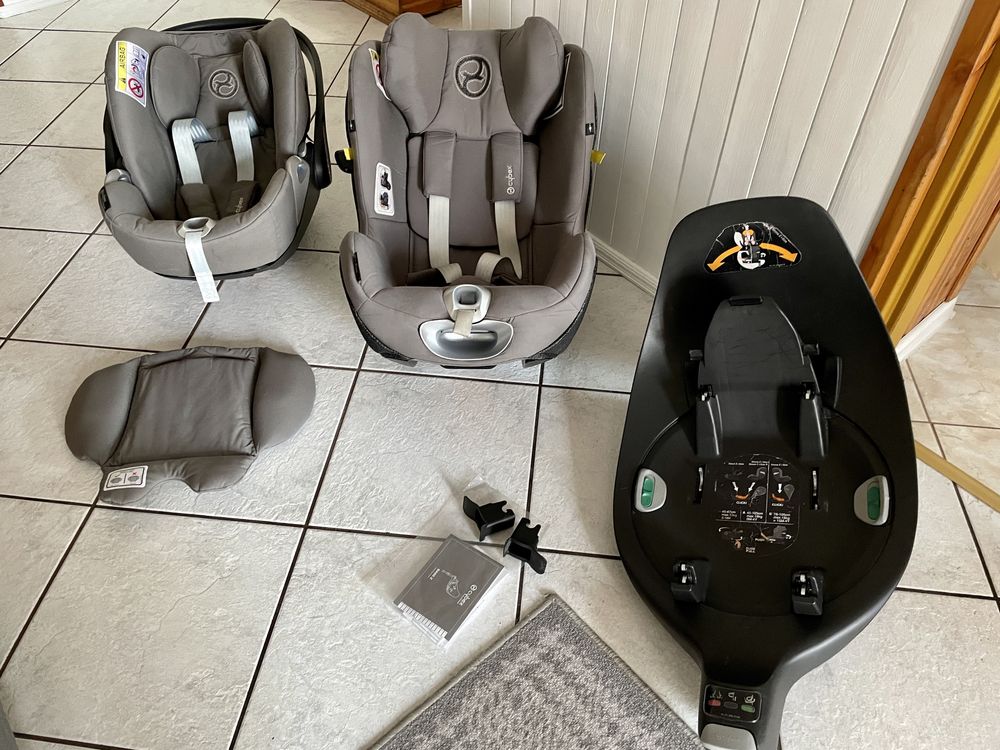2 szt. Cloud Z i Sirona Z i-size cybex + baza obracana Base Z zestaw