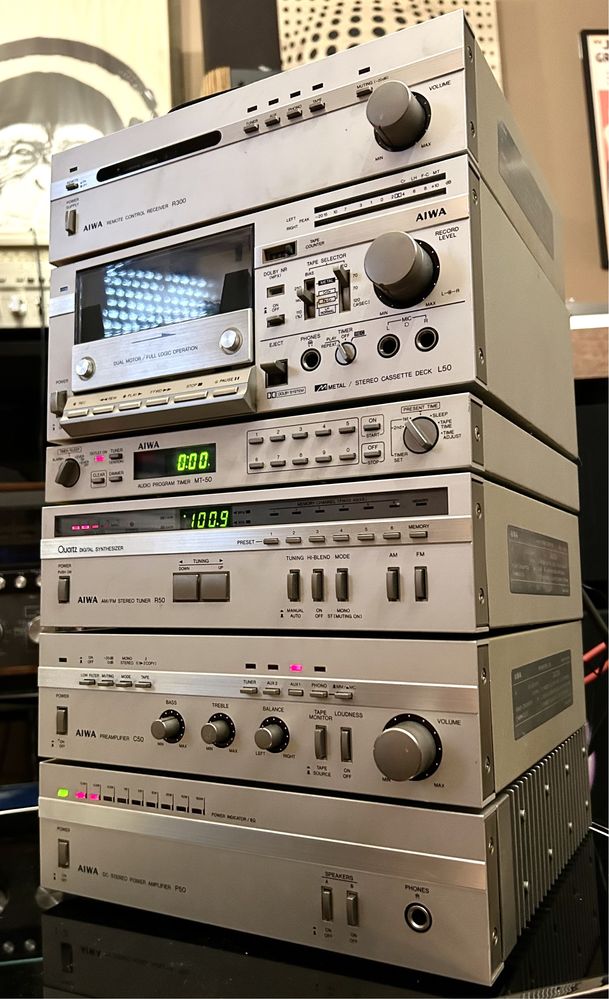 Mini system wieża AIWA C-50/P-50/R-50/L-50/ mt 50 /r 300